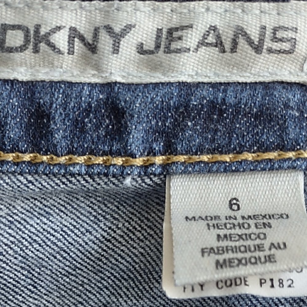 DKNY Womens Blue Jeans Size 6 - Picture 14 of 14